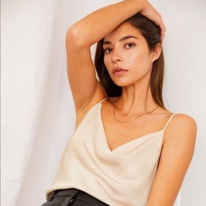 EUC Aritzia Babaton Cowlneck Camisole Denude - Medium
